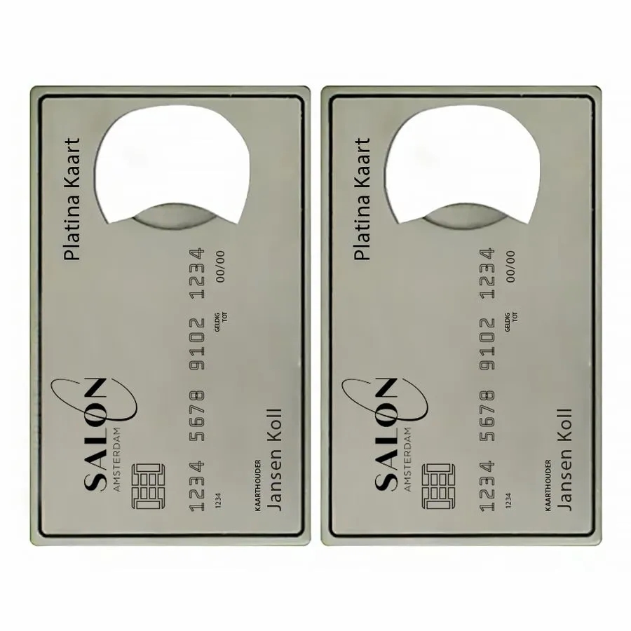 Platinum Card Shaped Bottle Opener 5