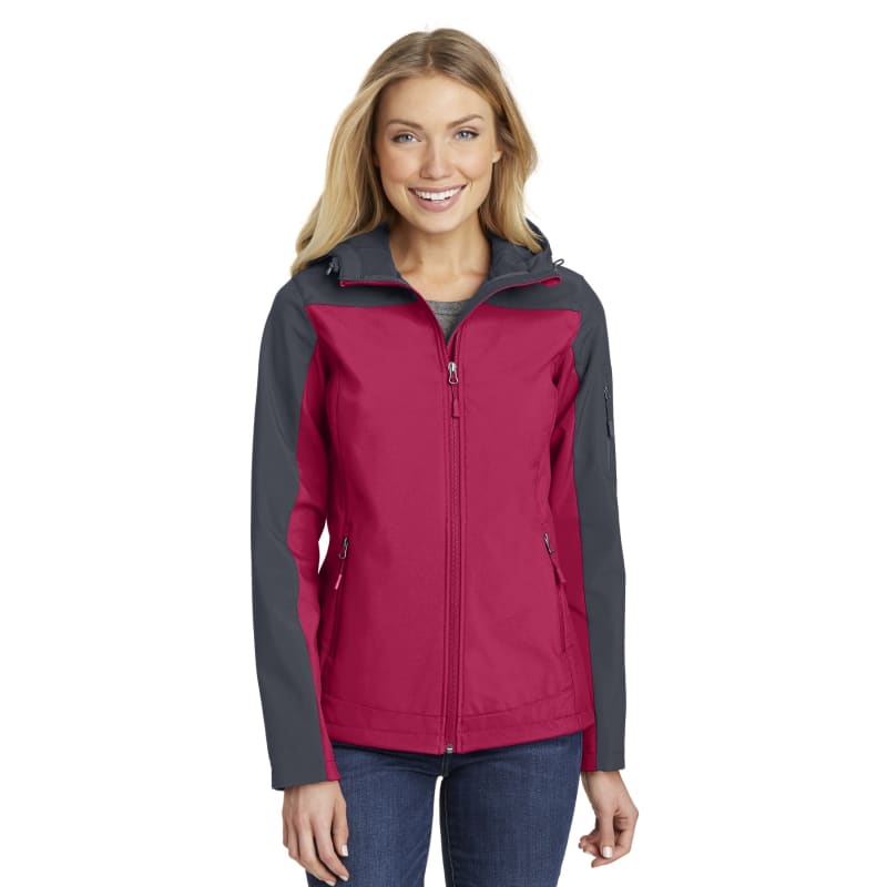 Port Authority Women's Hooded Core Soft Shell Jacket. 10