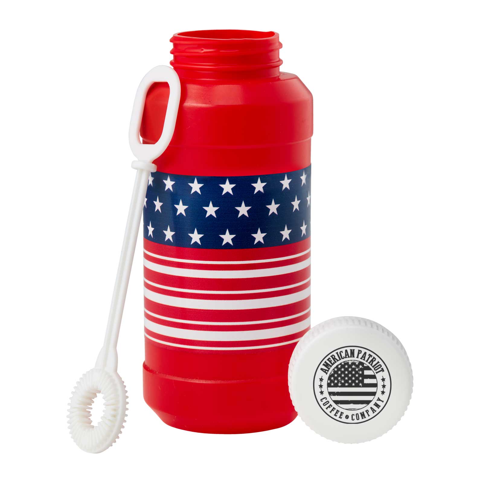 8 oz. Patriotic Bubbles with Cap Imprint 12