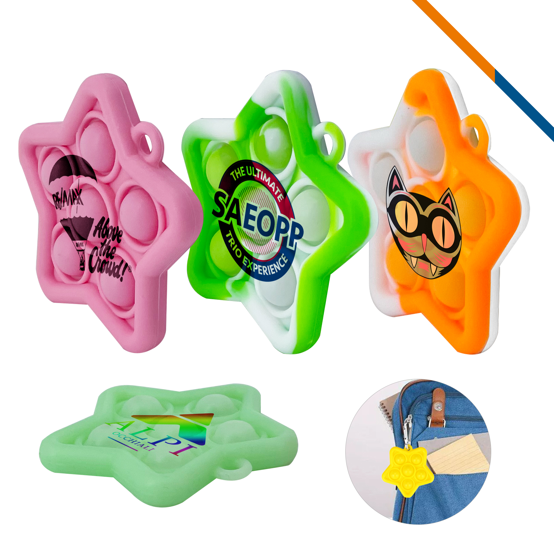 Tiny Push Bubble Star 15