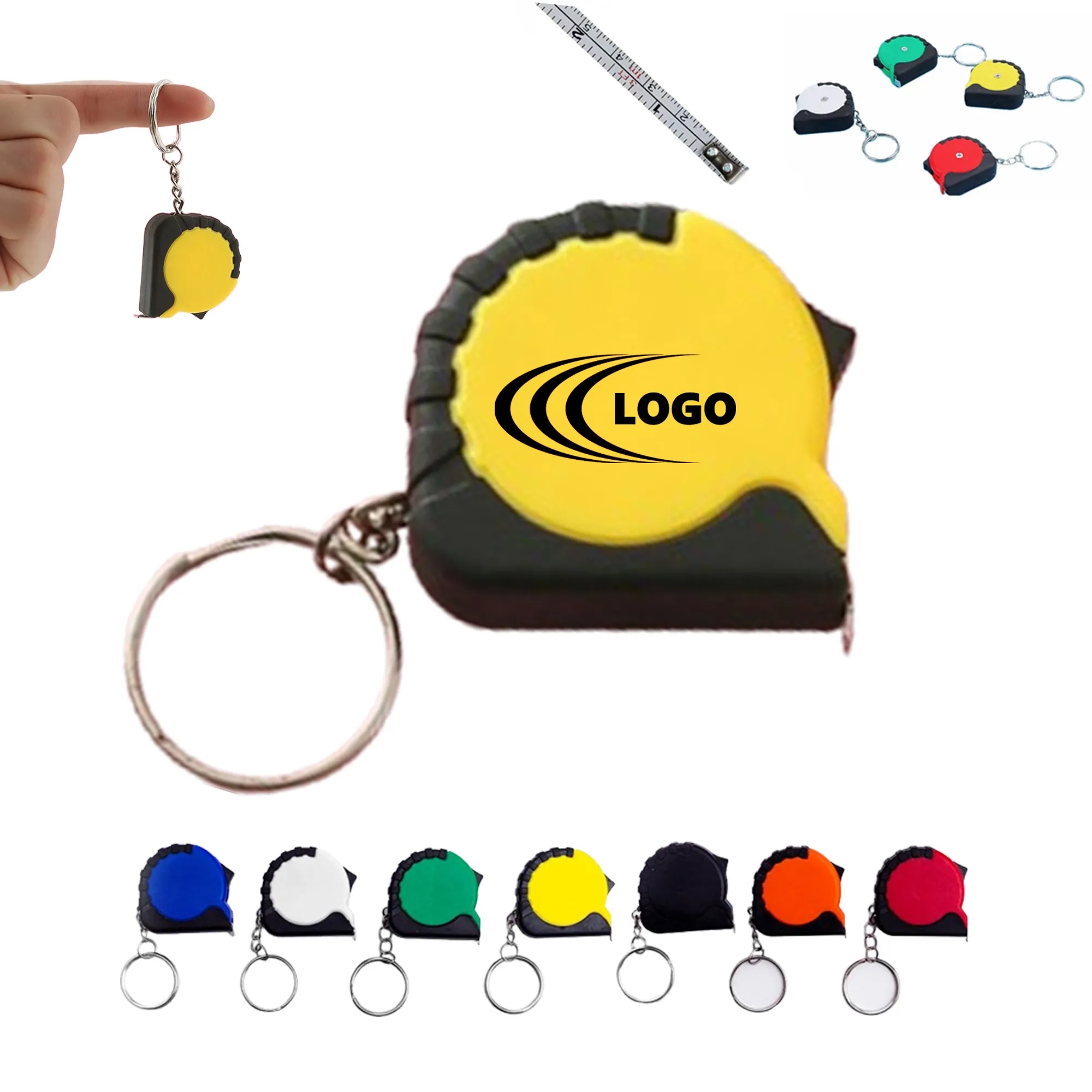 Mini Keychain Metric/Inch Measuring Tape Ruler MOQ50 11