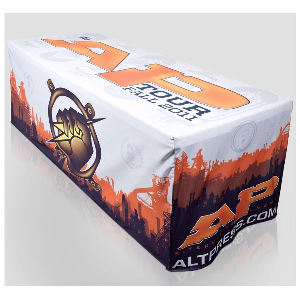 6ft Dye Sublimation Tablecloths (4-Sided/Fitted) 3