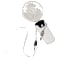 Rechargeable 100% RABS Personal LED Fan 93