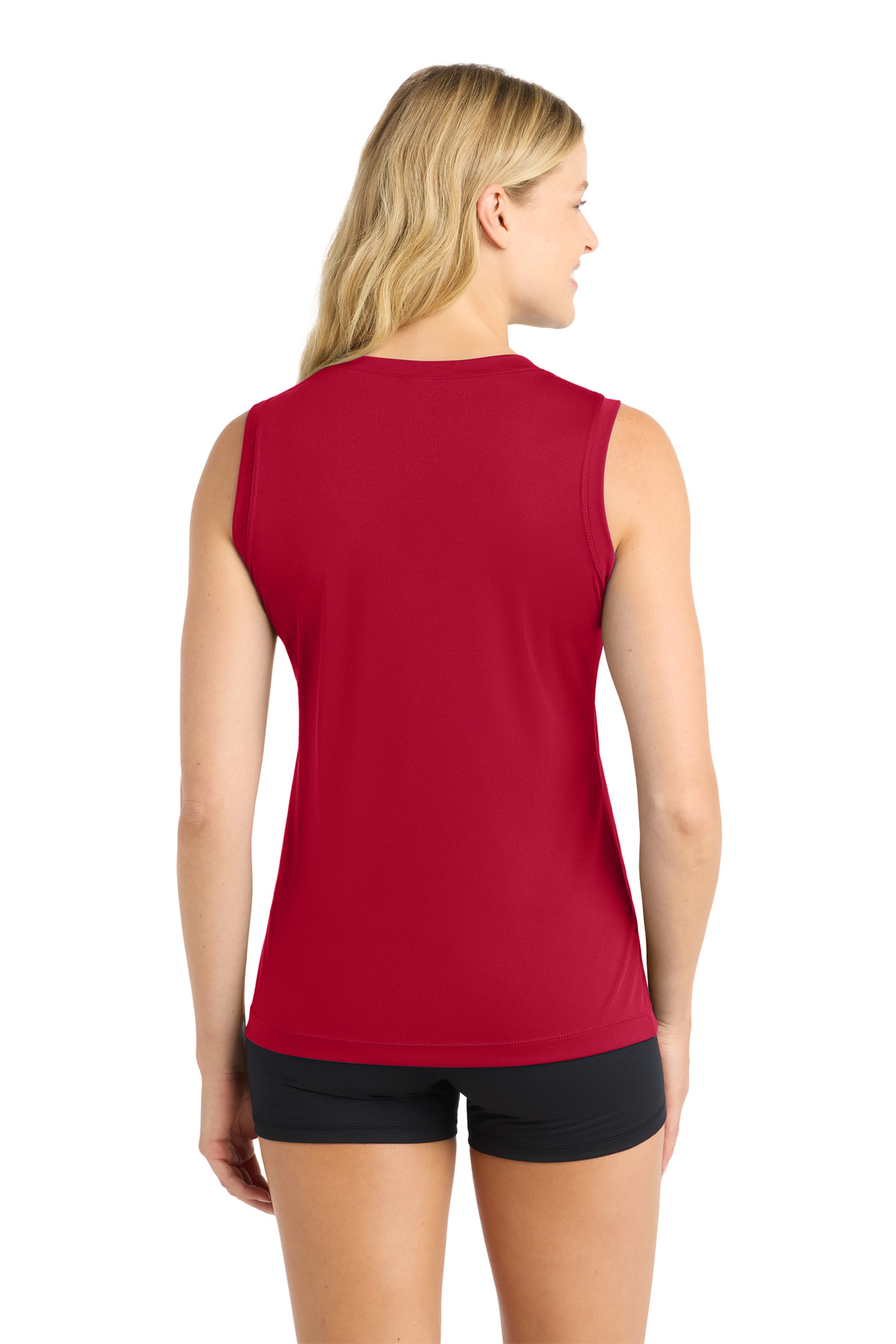 Sport-Tek Women's Sleeveless PosiCharge Competitor V-Neck Tee. LST352 20