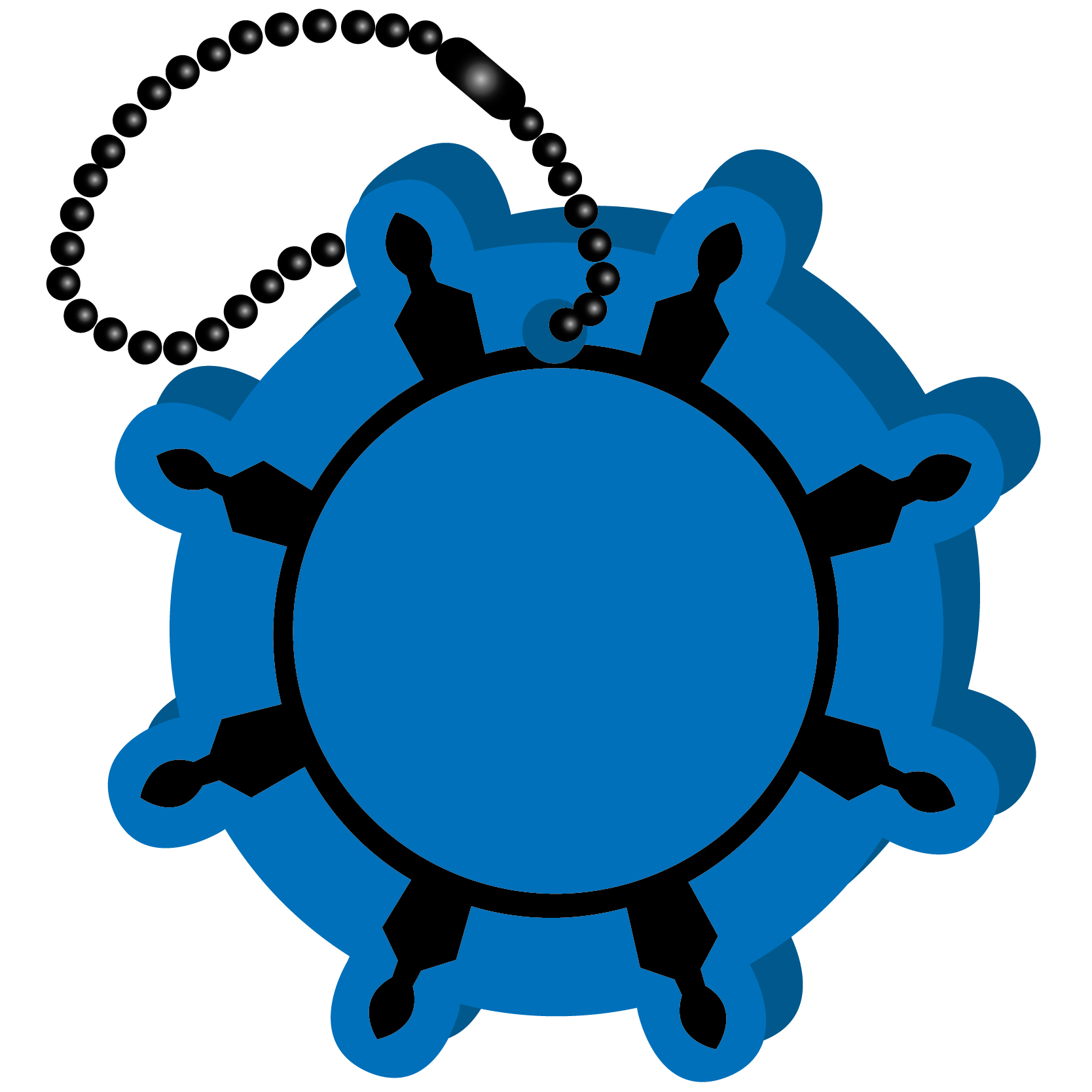 Ships Wheel Key Tag 20