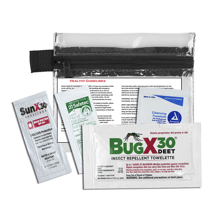 'Stay Safe Kit' 4 Piece Insect Repellent Kit in Zipper Pouch 31