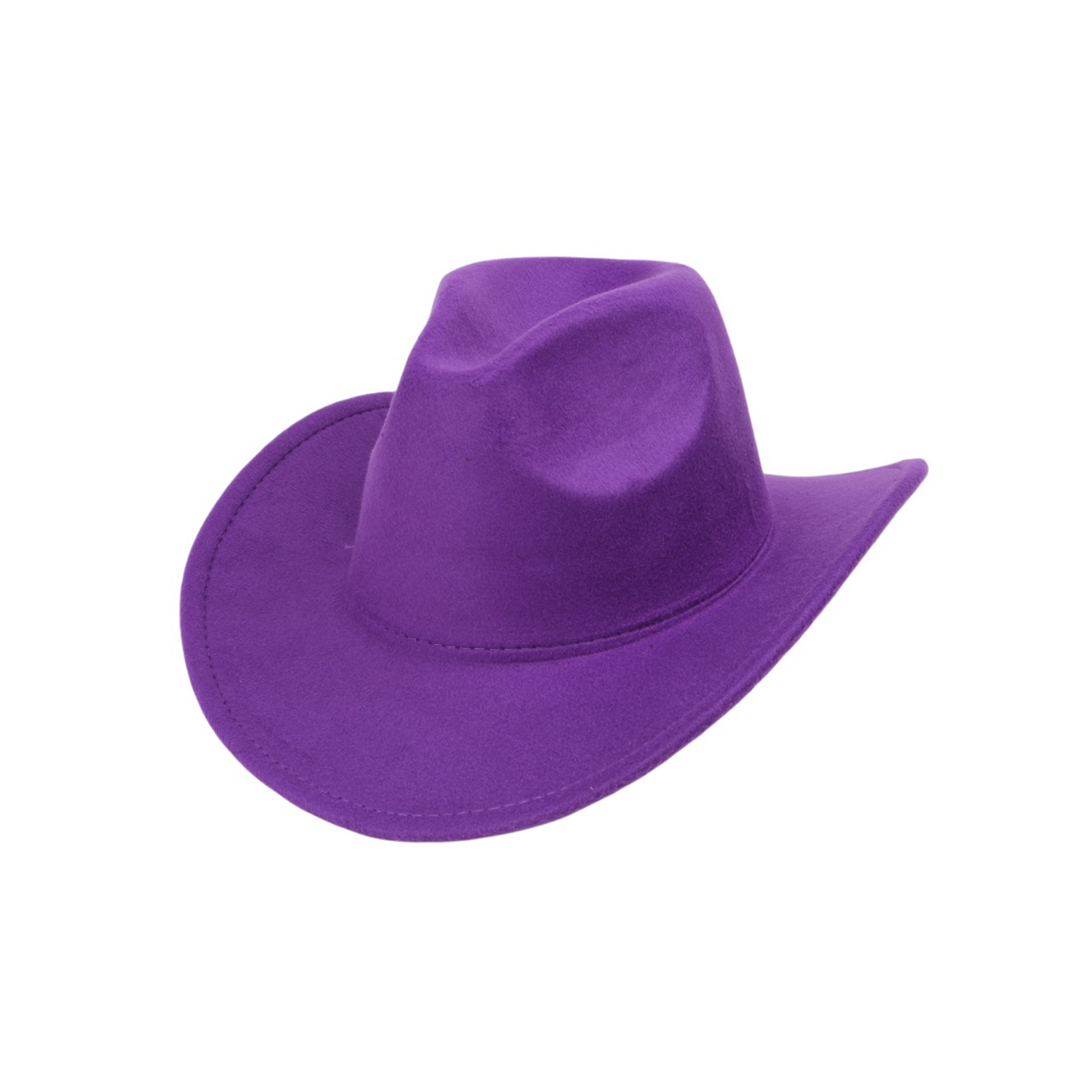 Polyester Felt Western Cowboy Hat Vintage Jazz Style 6