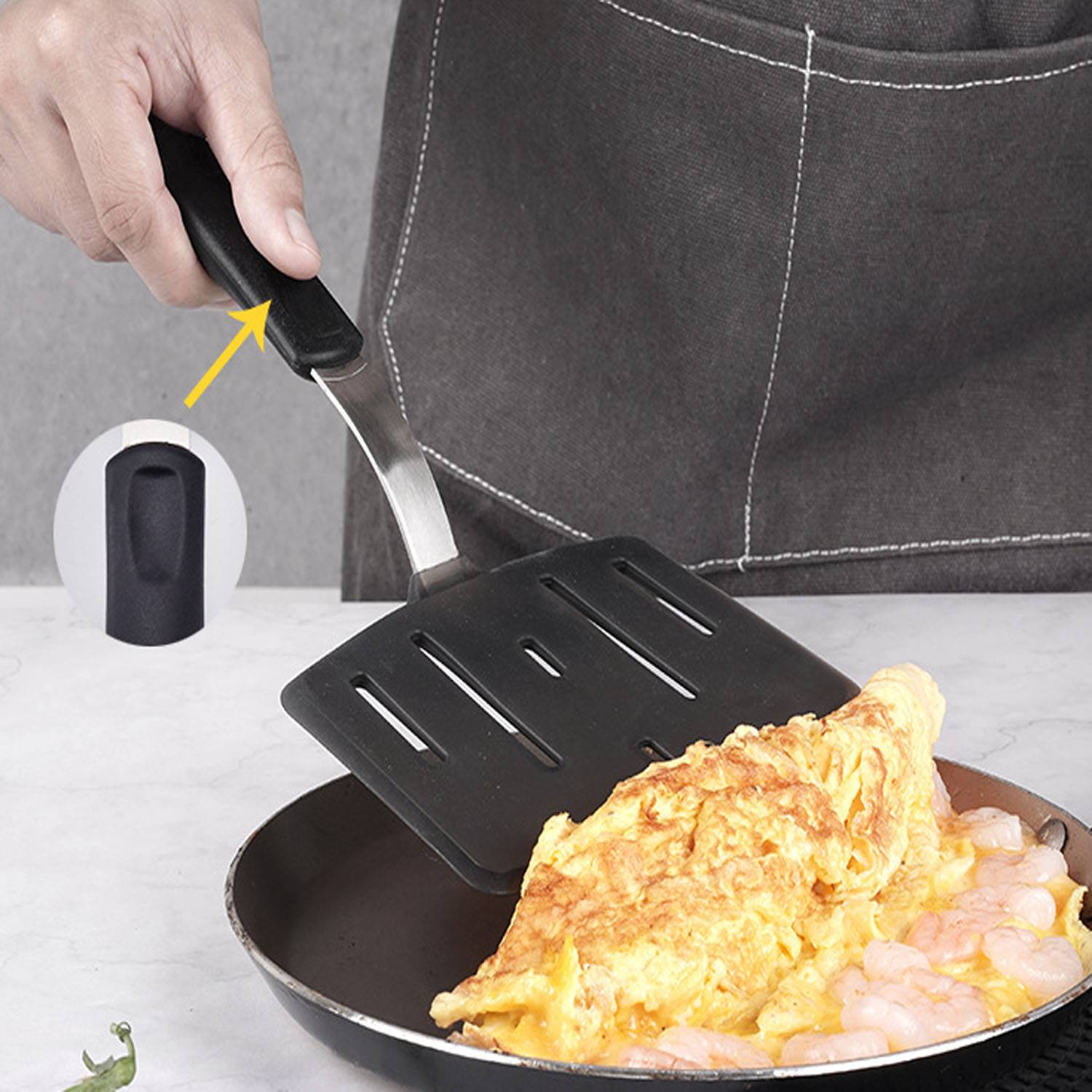6-piece Silicone Spatula Set Nonstick Kitchen Tools 10