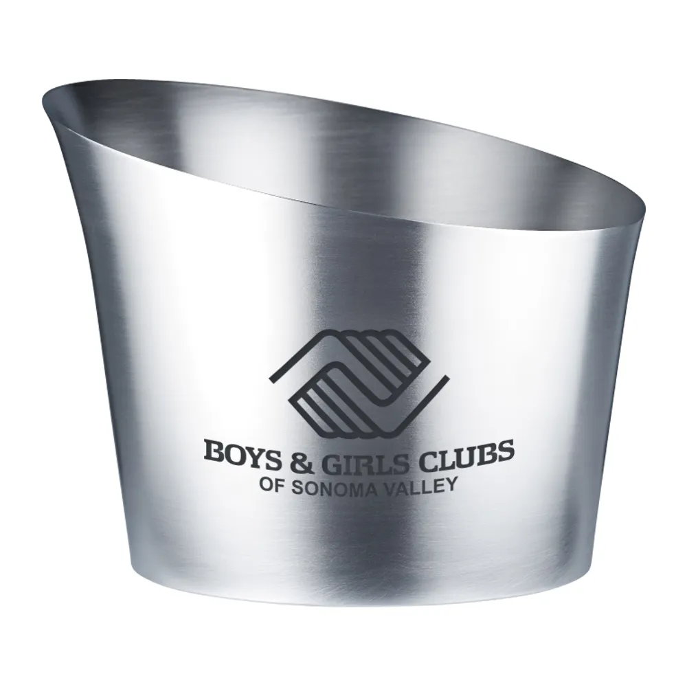 Medium Flare Metal Ice Bucket 3