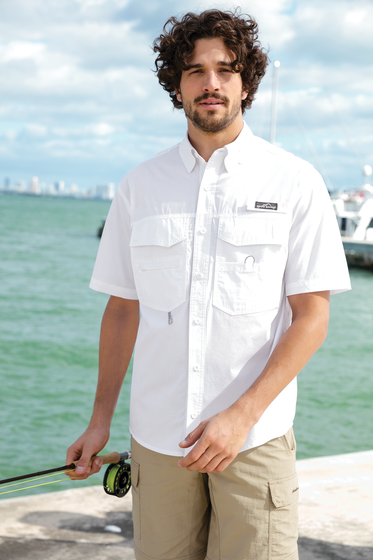 Eddie Bauer - Short Sleeve Fishing Shirt. EB608 11