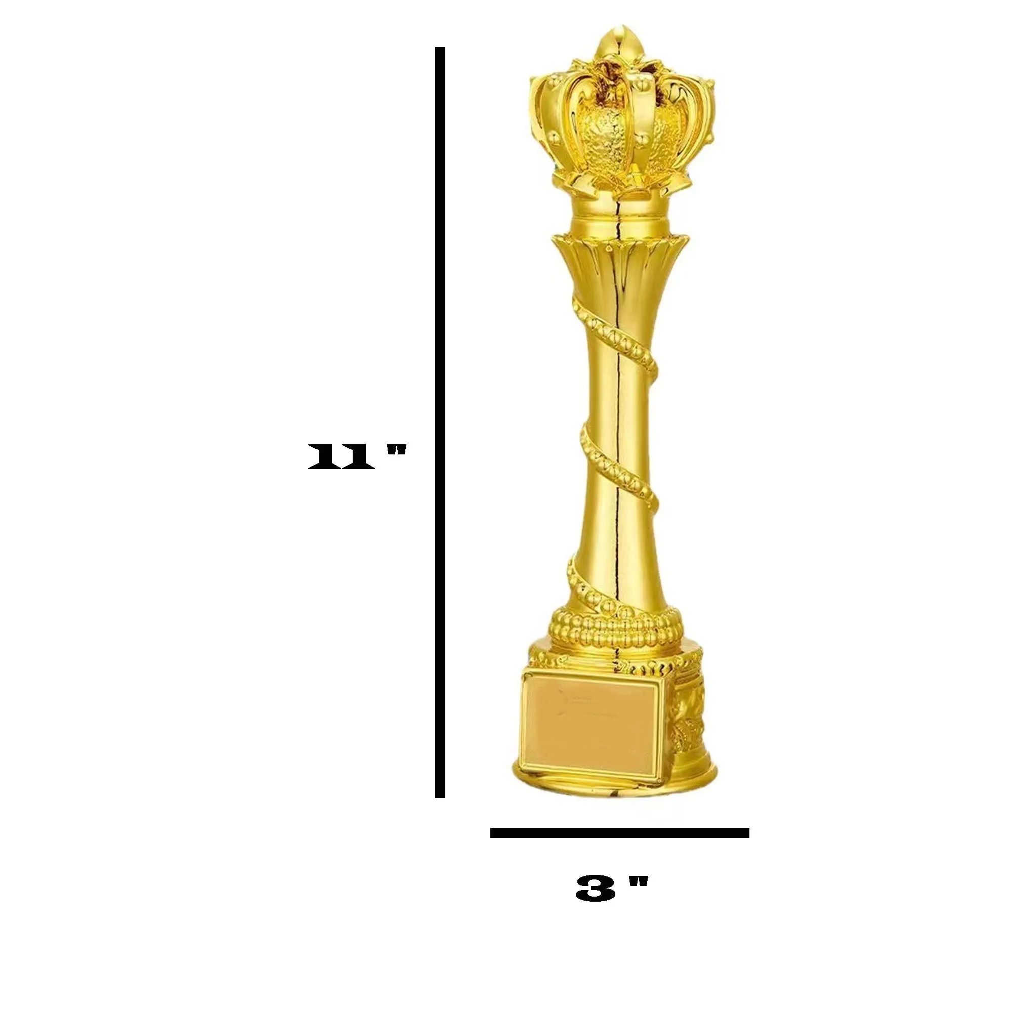 Creative Gold-Plated Resin Trophy 3