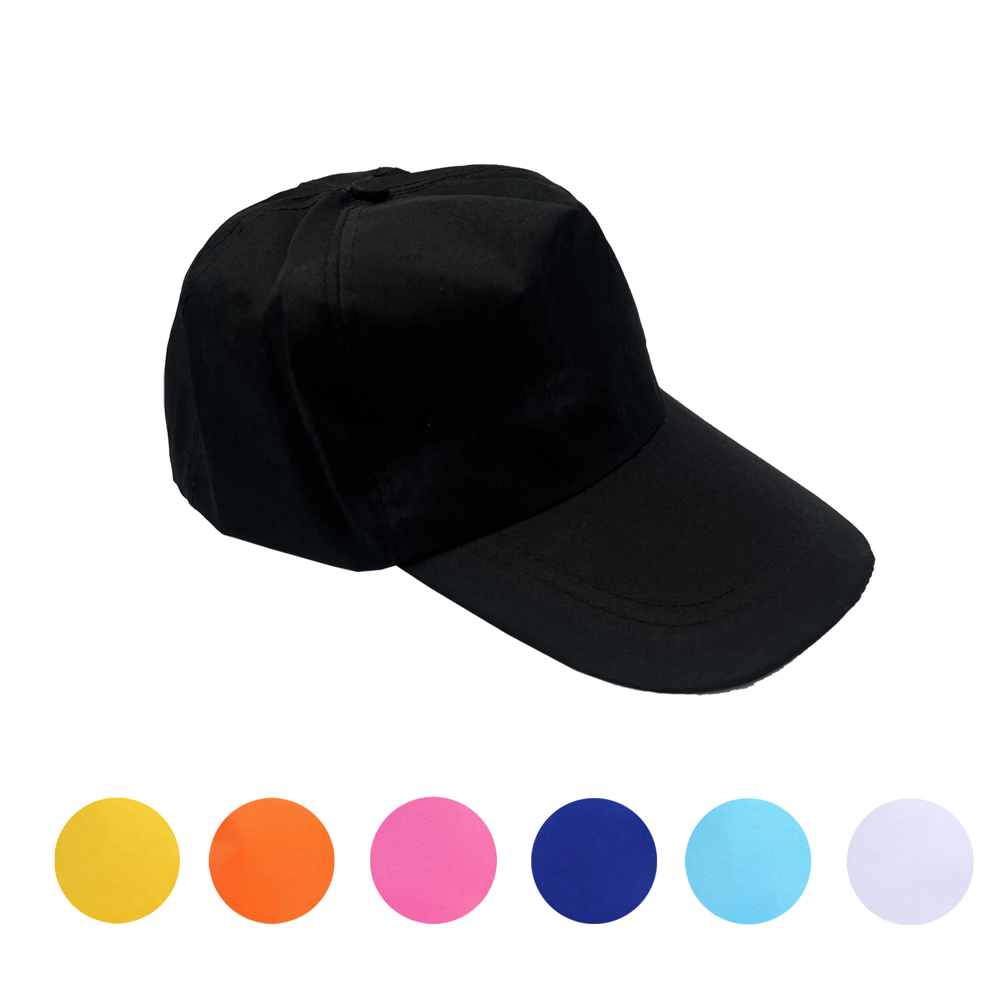 Adjustable 5-Panel Polyester Cap with Custom Logo 3