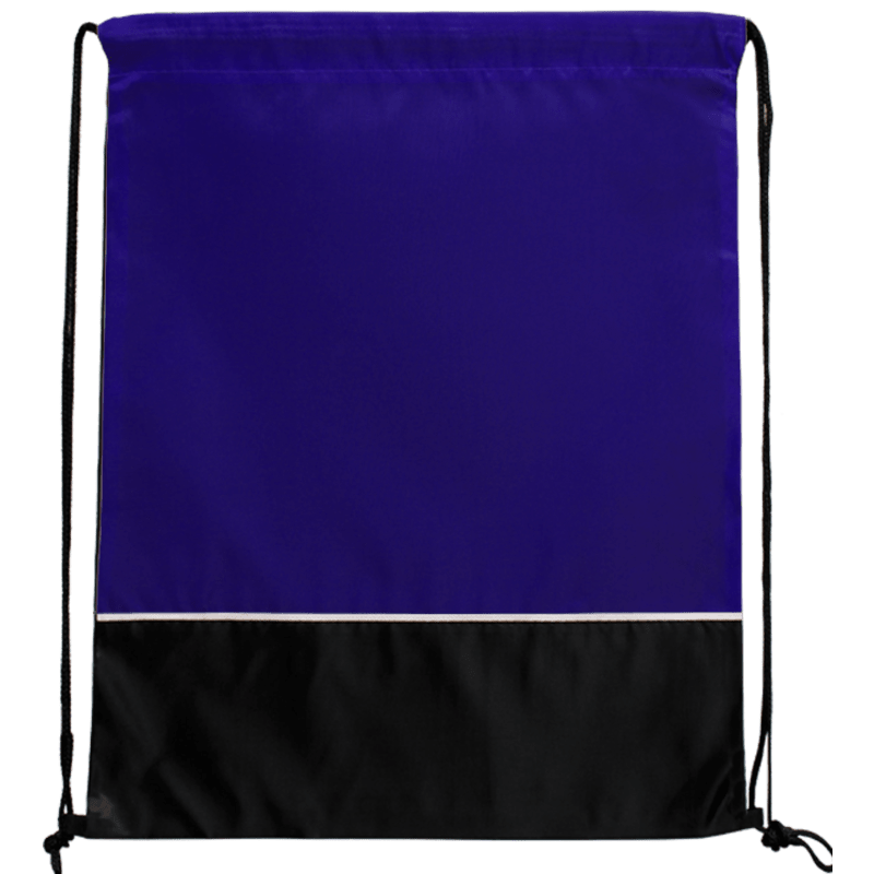 Two Tone Classic Drawstring Tote Bags 5