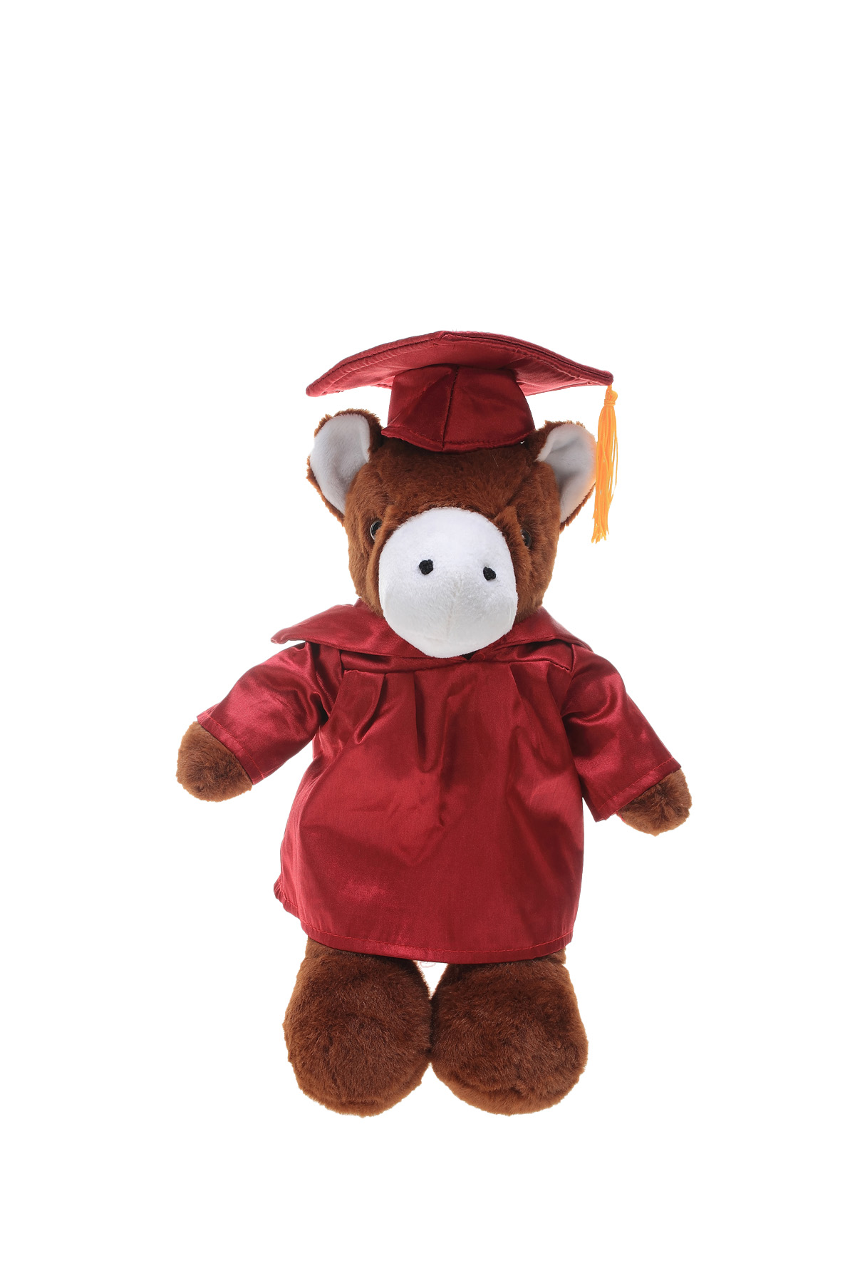 Soft Plush Horse in Graduation Cap & Gown Stuffed Animal 1