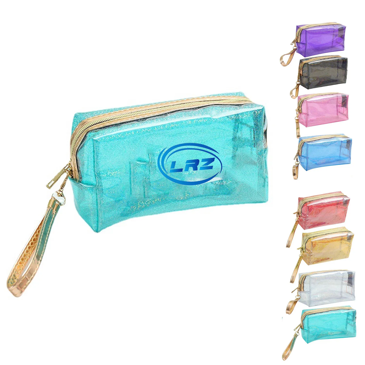 Waterproof Glitter Translucent Cosmetic Bags/Travel Pouch 5