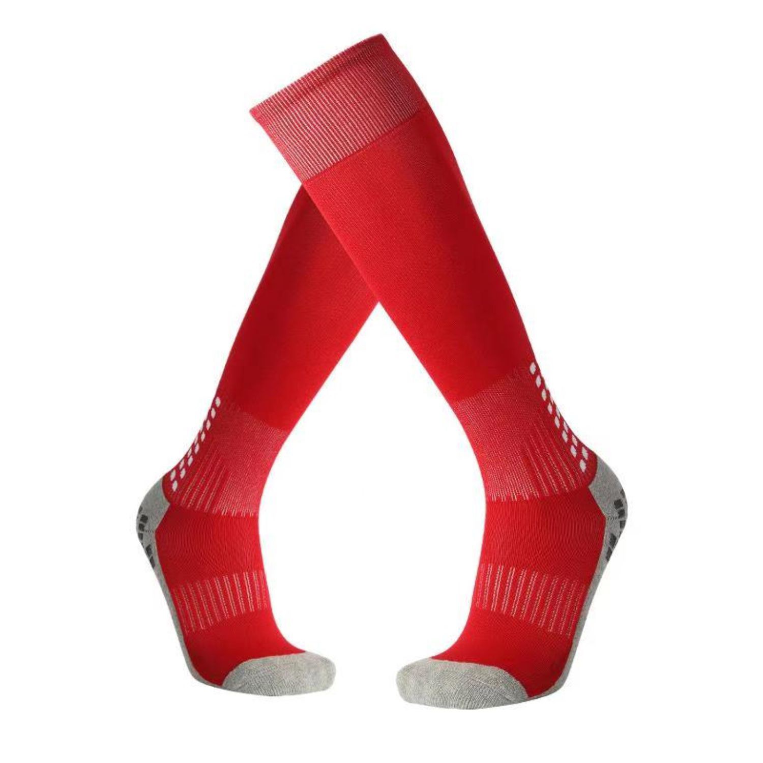 Cushioned knee high custom knit football socks, 144 needle 5