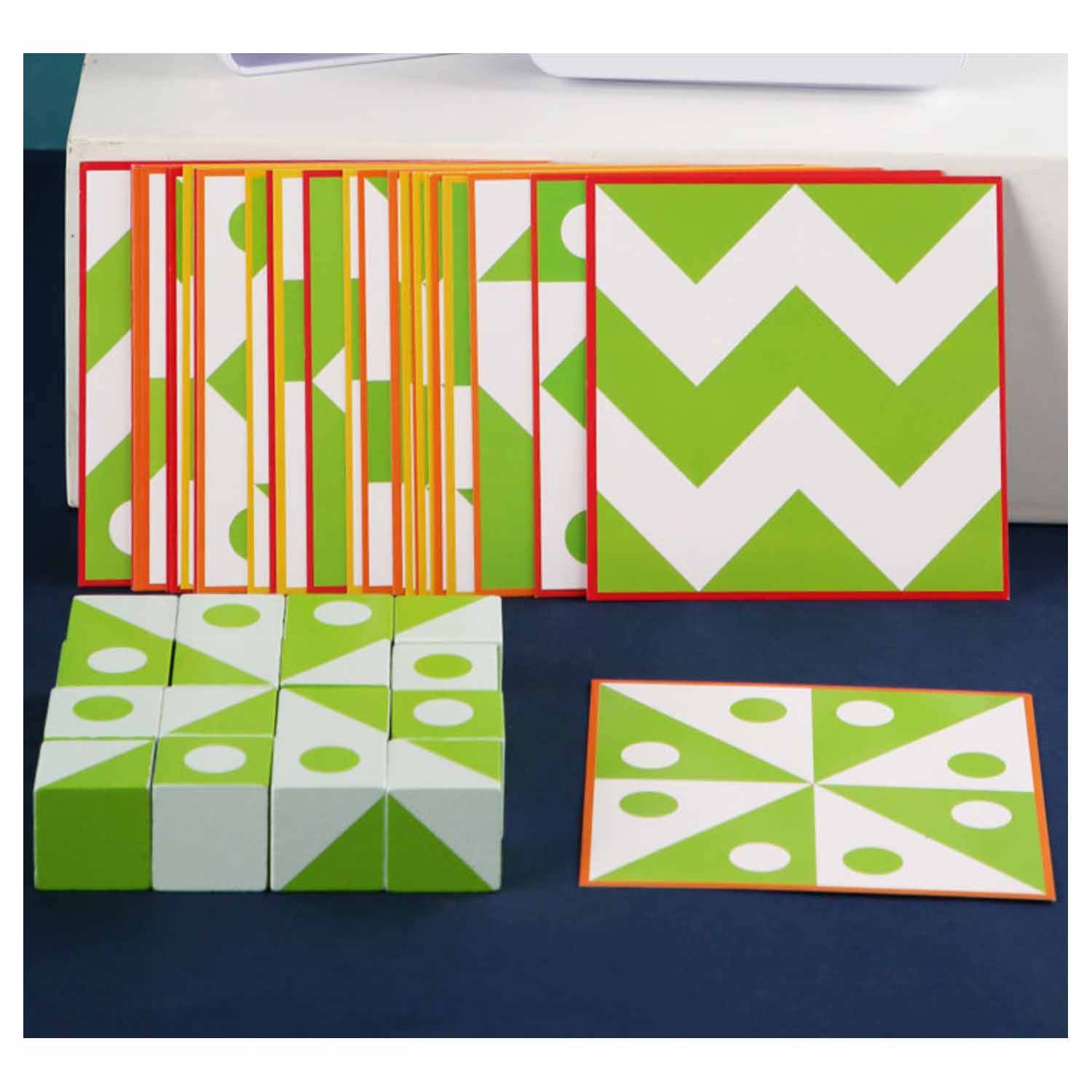 16 pieces of wooden stereoscopic 3D mind puzzle for children 2