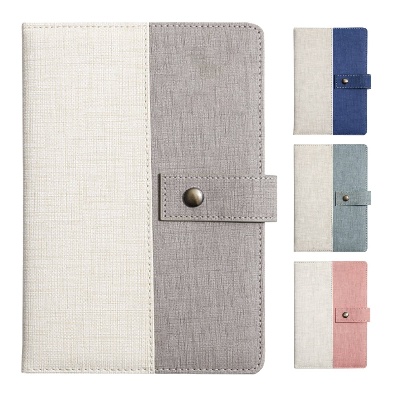 A5 PU Leather Magnetic Snap Notebook 12