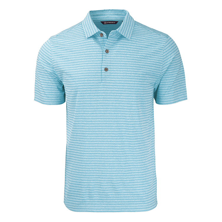 Cutter and Buck Forge Eco Heather Stripe Recycled Polo 3