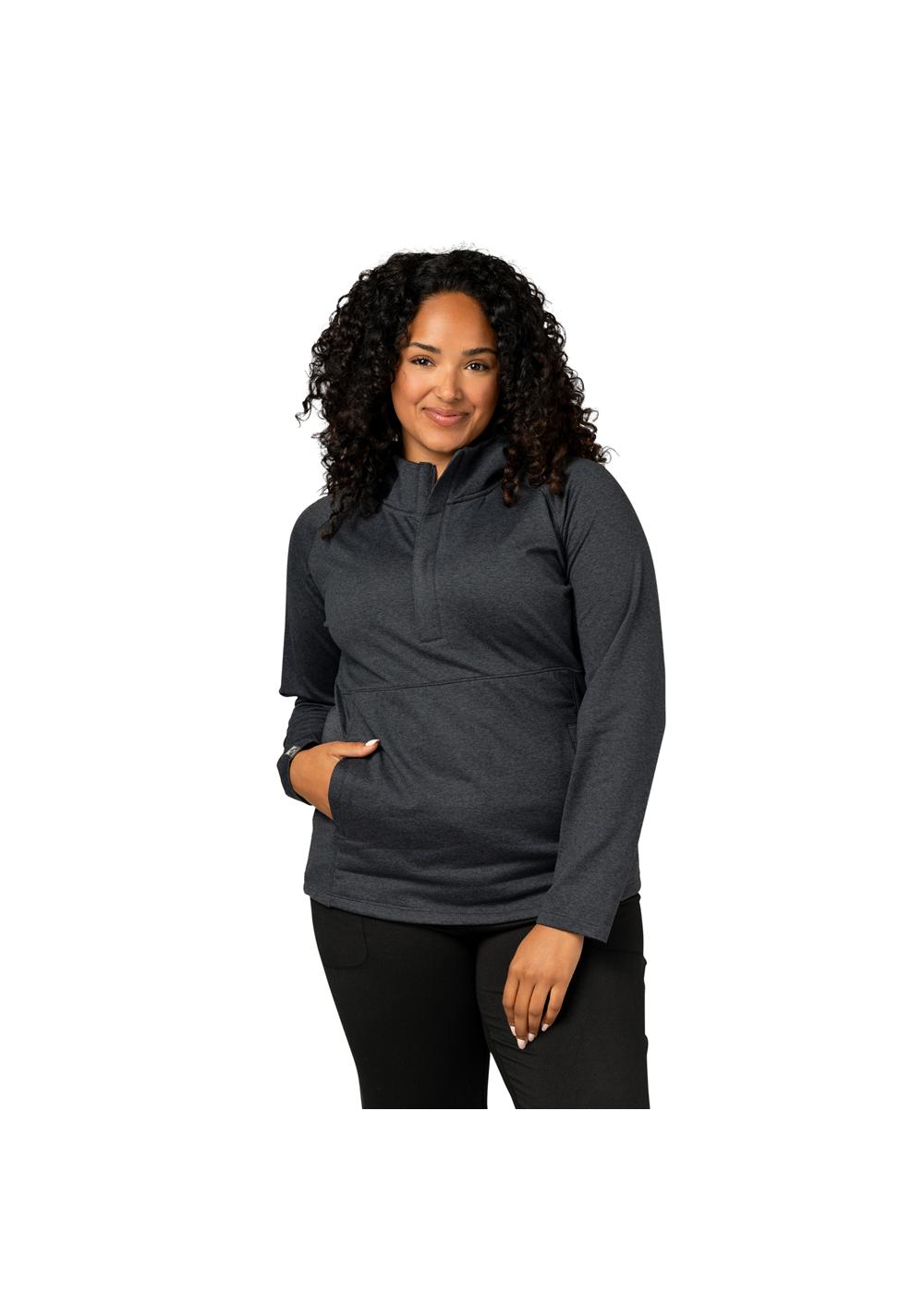 Storm Creek Women's Sidekick Super Soft Midweight Hooded Half Zip 6