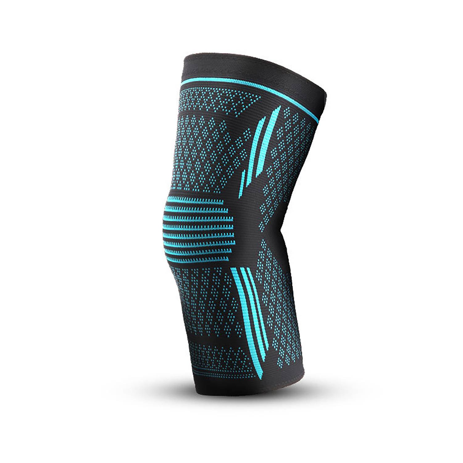 Silicone Anti Slip Nylon Knitted Breathable Sports Knee Pads 5