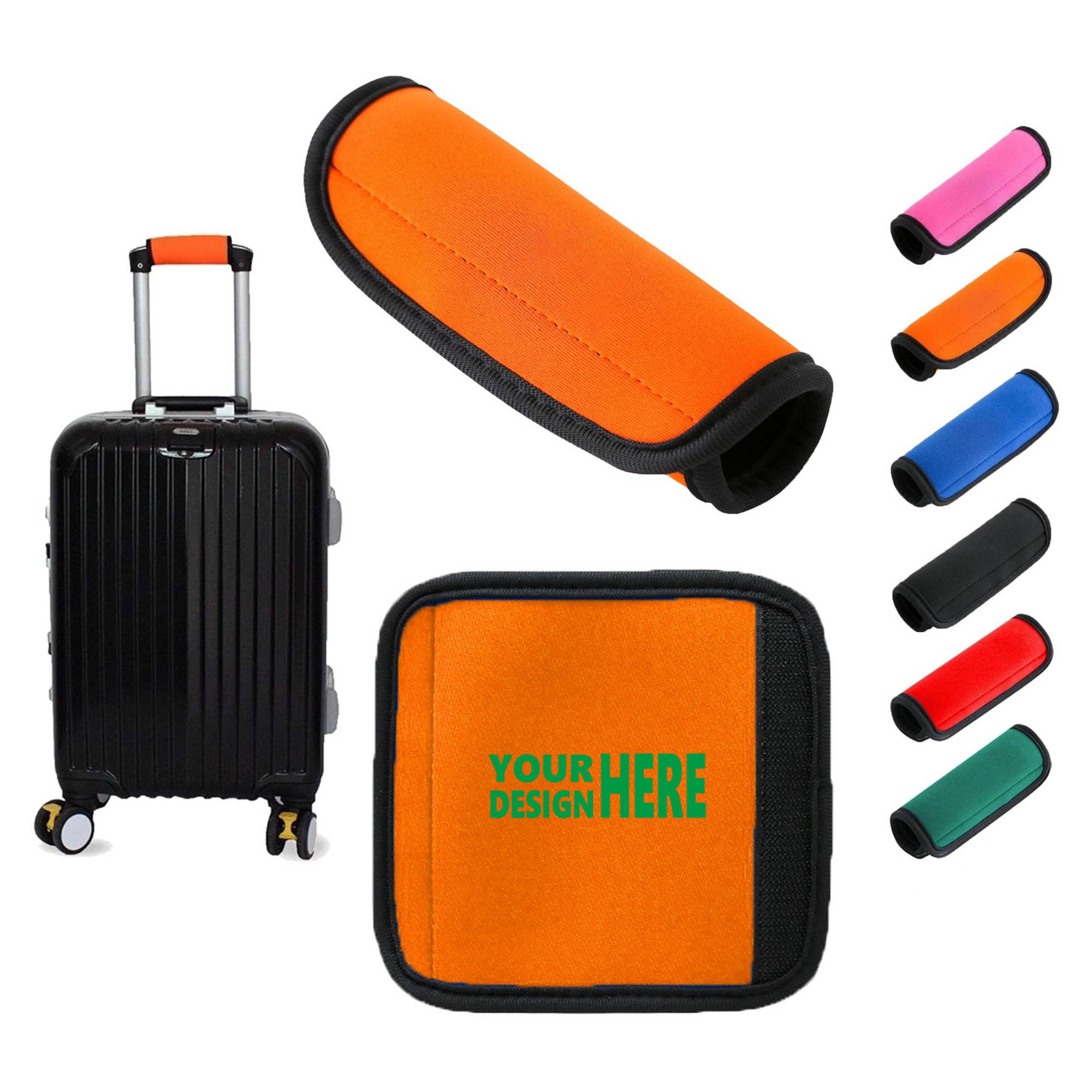 Neoprene Luggage Handle Wrap For Suitcase 2