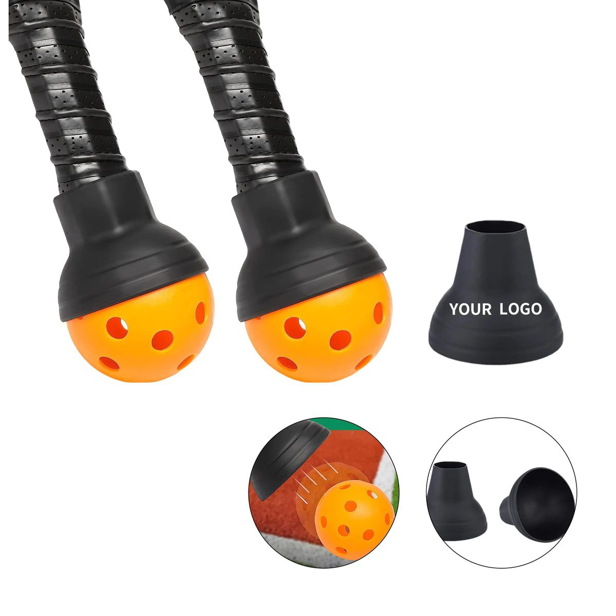 Silicone Pickleball Paddle Ball Grabber Lightweight 1