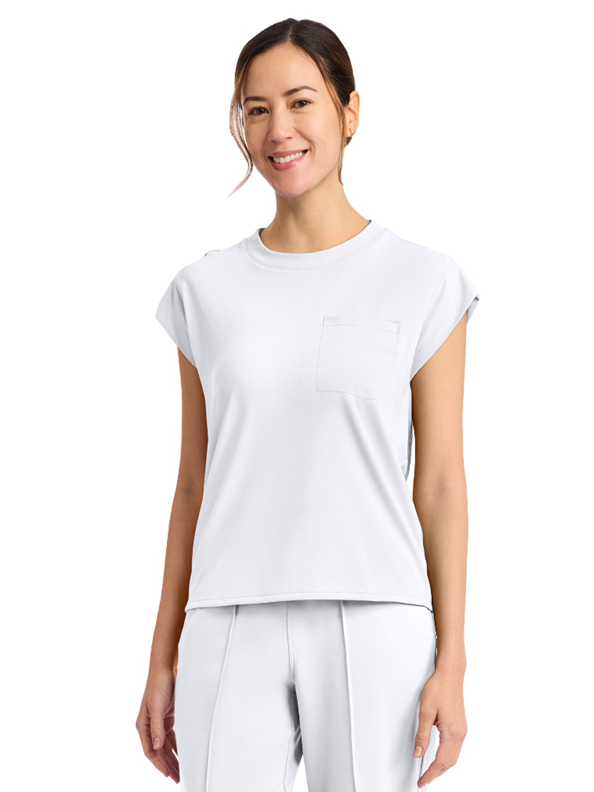 Cherokee - Cherokee Achieve - Women's 1-Pocket Crew Neck Top 42