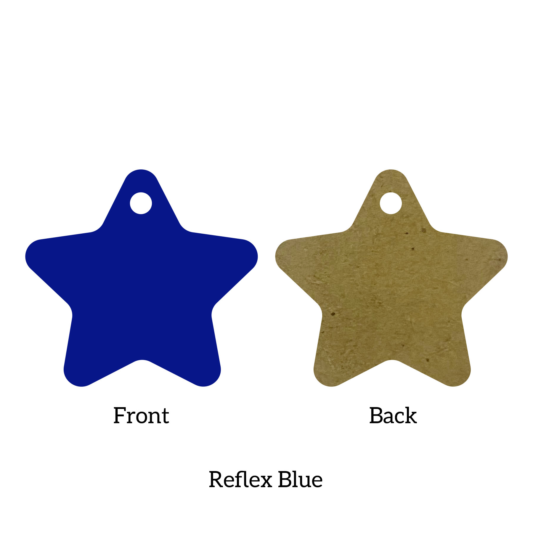 Free Shipping Solid Color Christmas Ornament - Star 29