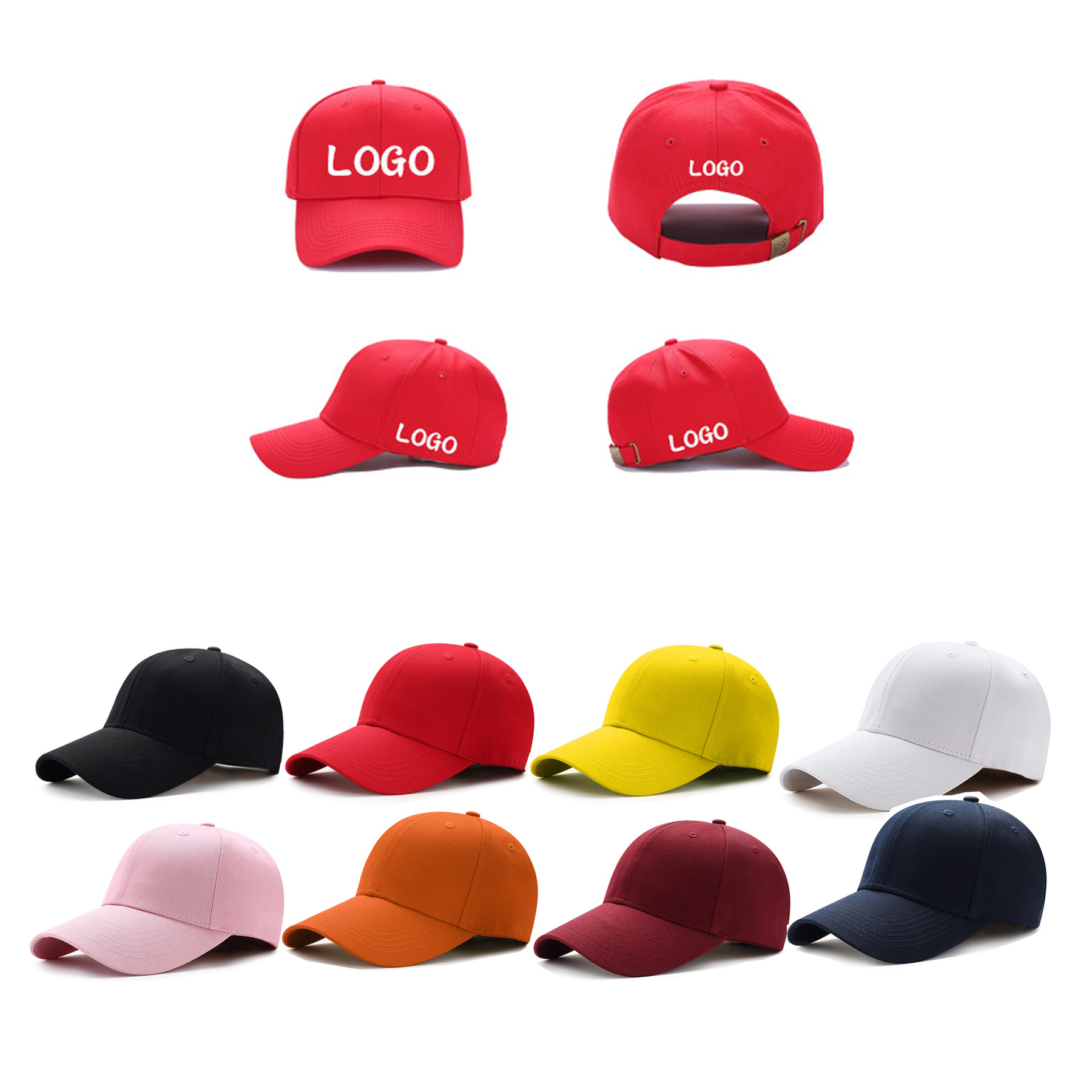 Cotton Baseball Cap 1