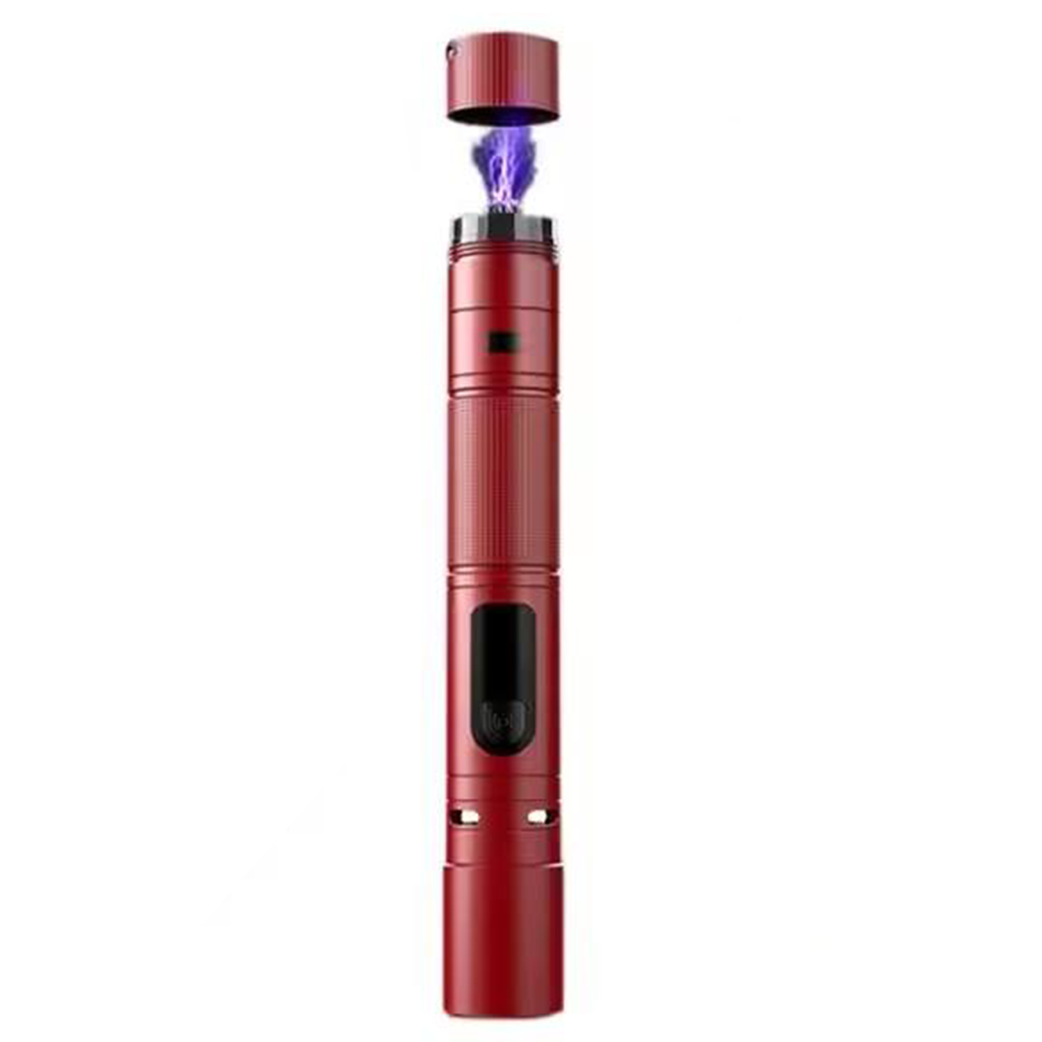 Rechargeable Tactical LED Flashlight w/ Arc Lighter & Alarm 6
