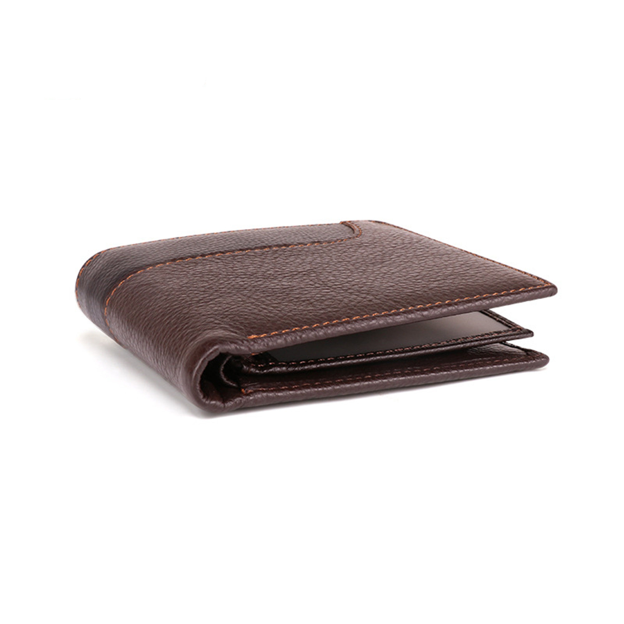 Cowhide Men's Large Capacity Multi Slot Zero Wallet 4