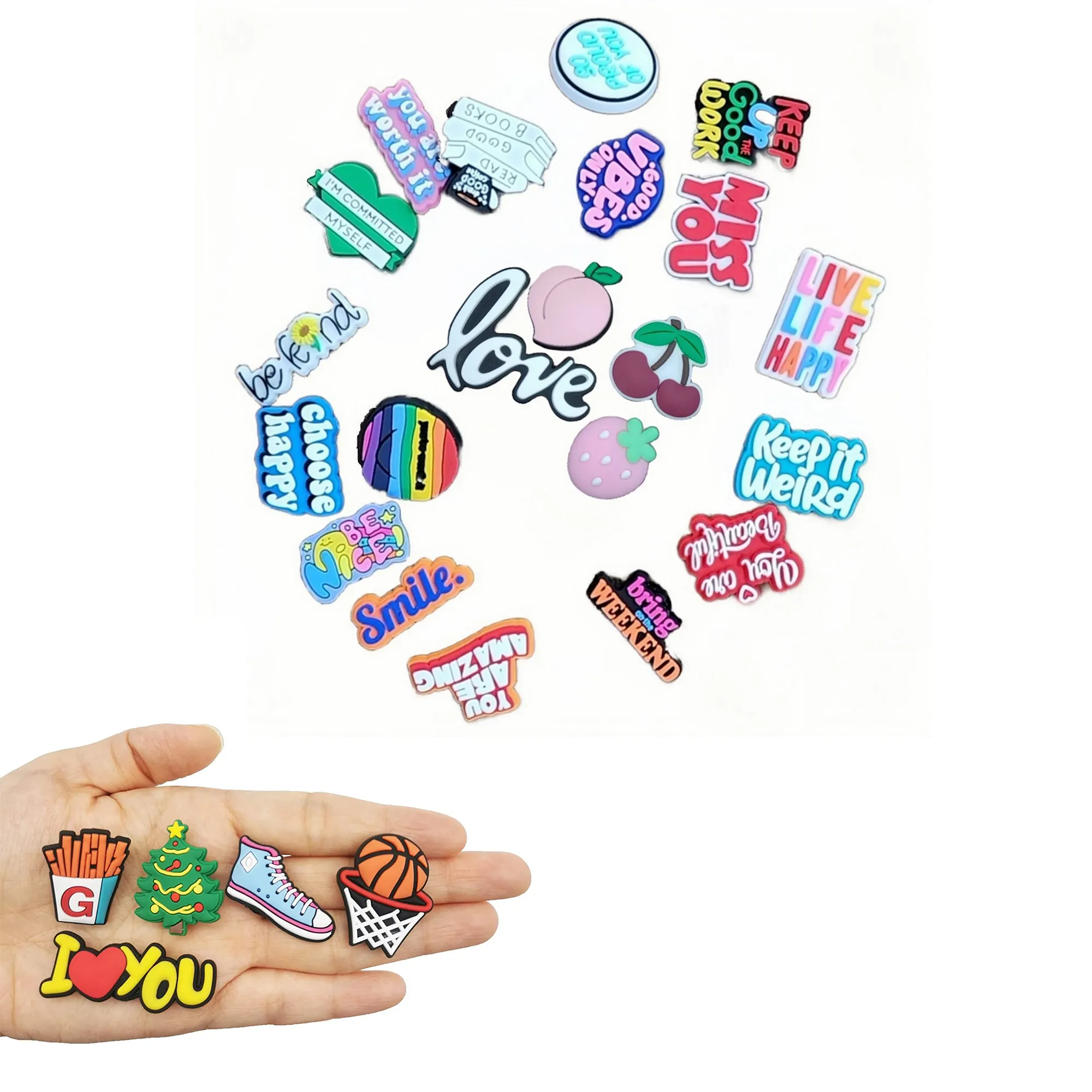 Custom High Quality PVC Shoe Charms 100MOQ