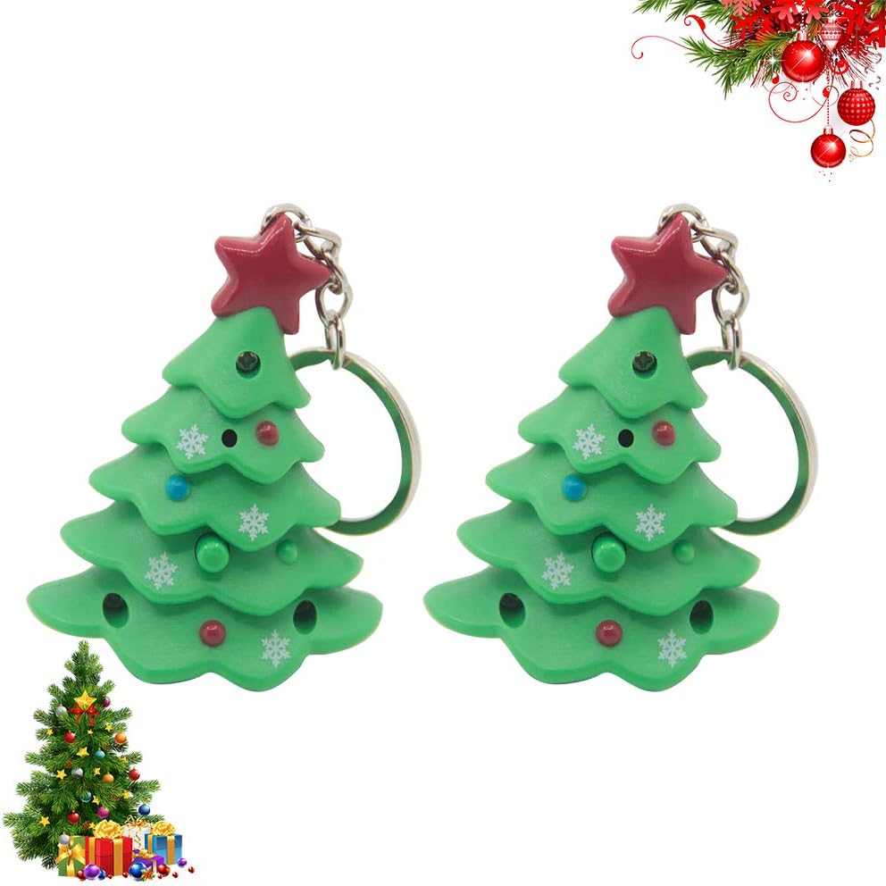 Christmas Tree Keychain LED Light 3