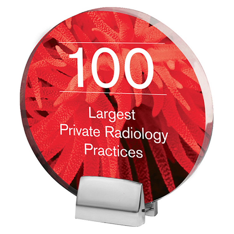 PhotoImage Round Award w/ Chrome Base (6 1/2"x 3/4")