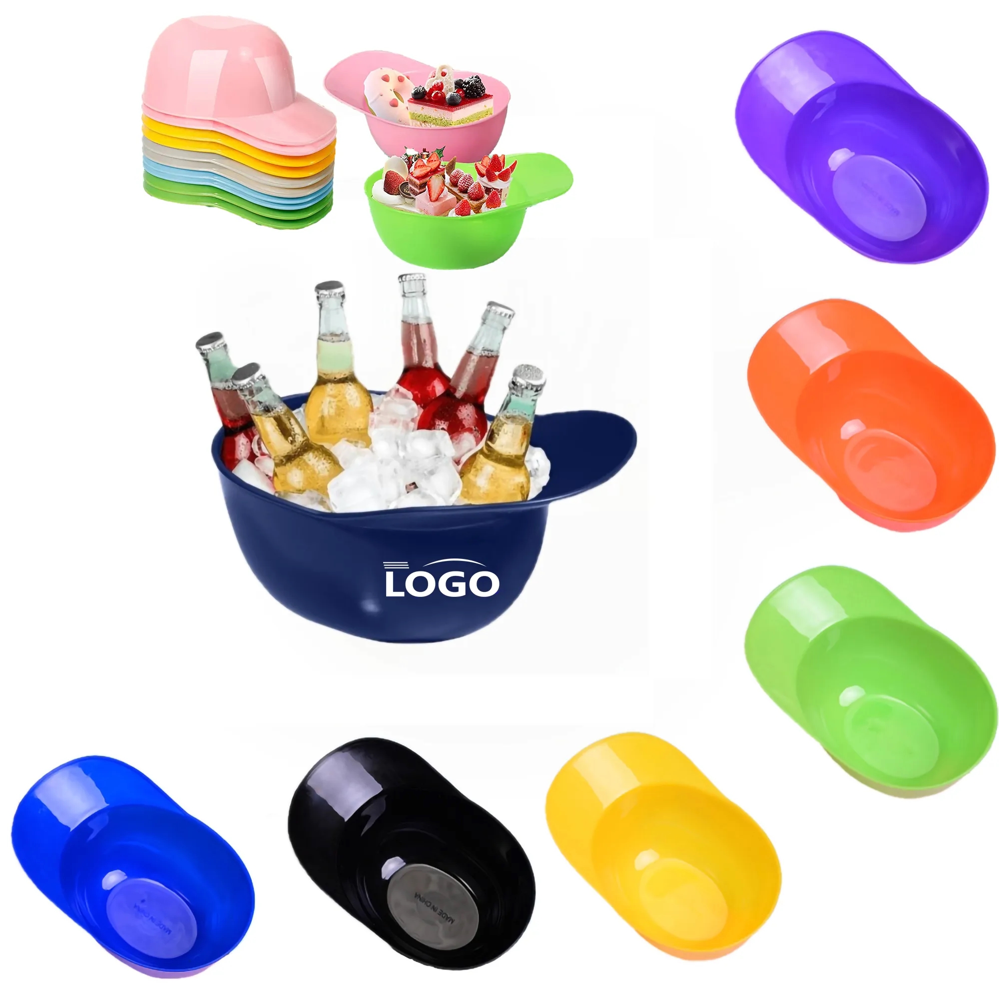 Baseball Hat Shape Ice Cream Bowl 6