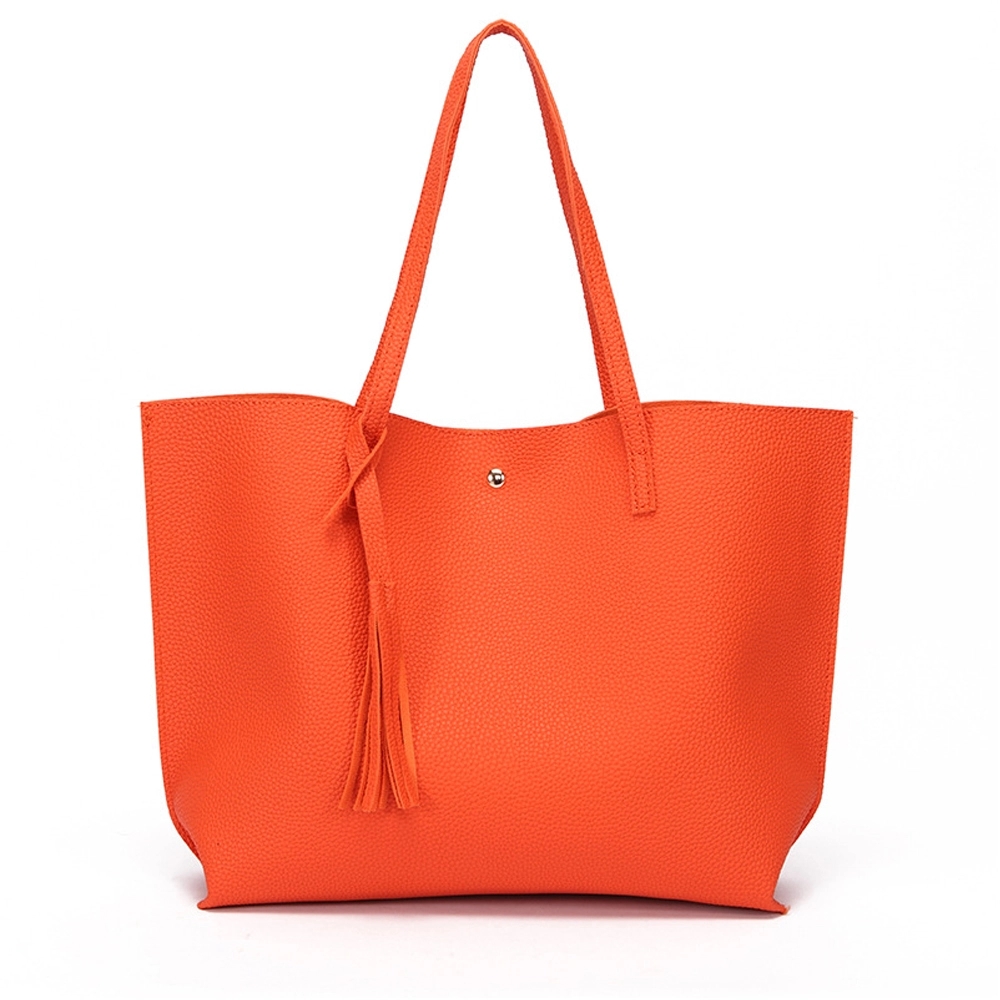 Soft Faux Leather Tote Shoulder Bag 13