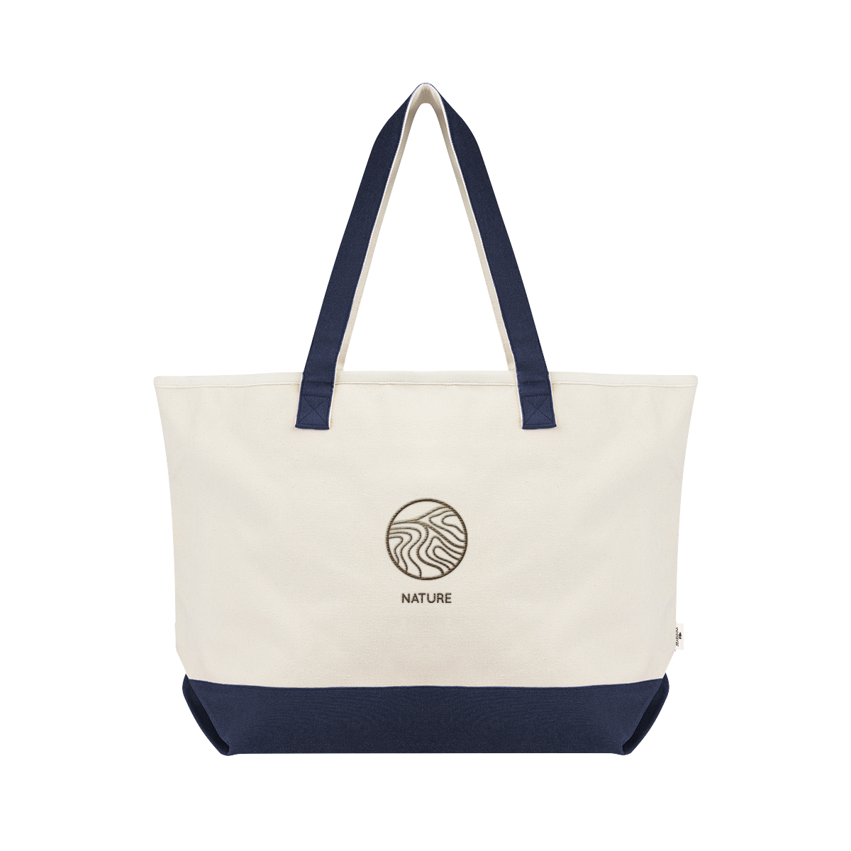 Large Starboard Recycled Cotton Canvas Tote Bag, custom tote bag with logo imprint 6