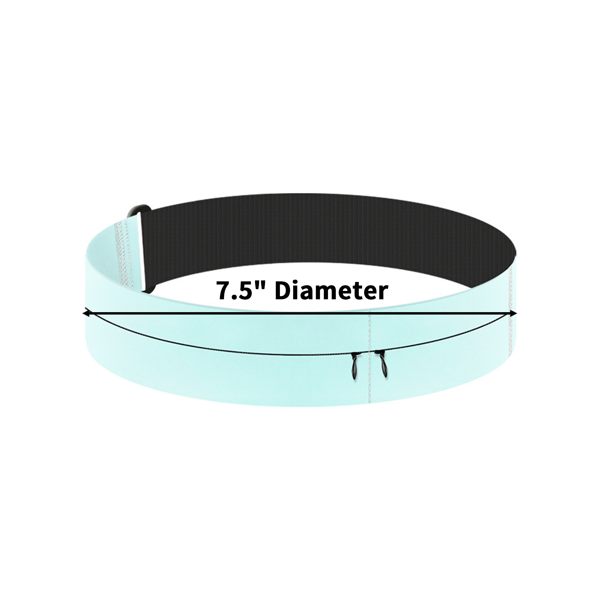 Nylon Running Belt With Adjustable Hook Loop Waist 3