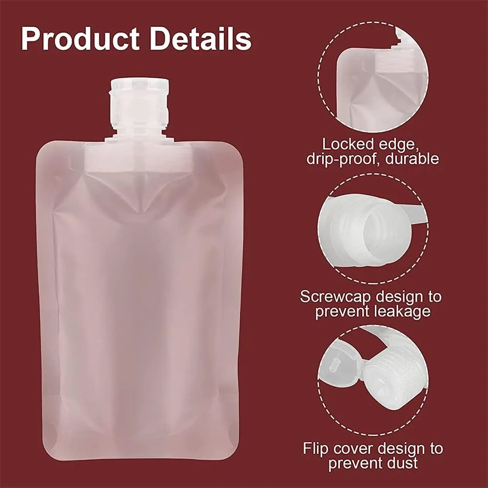 Plastic Pouch Flasks 2