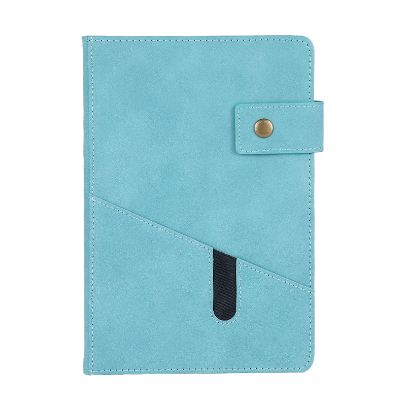 A5 PU Leather Journal Notebook with a Pocket 9