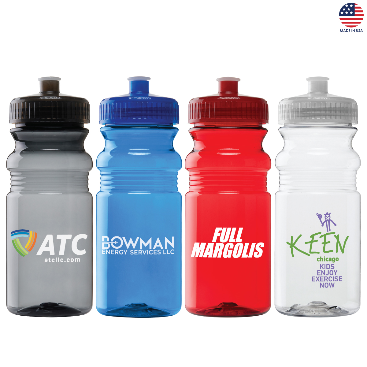 ON SALE! Concord 20 oz. PET Bike Bottle w/Pull Spout Lid 2