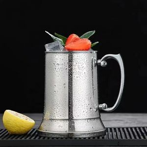 18 OZ Double Walled Stainless Steel Beer Stein 2