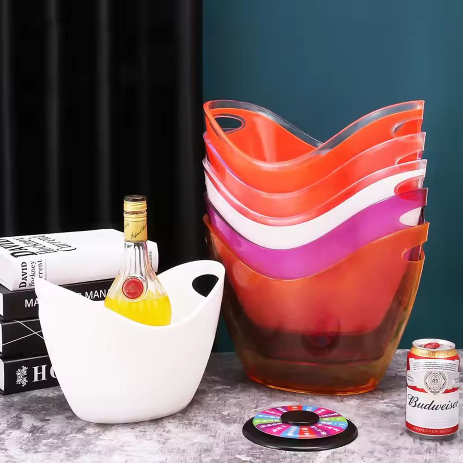 Acrylic Bar Ice Buckets 3