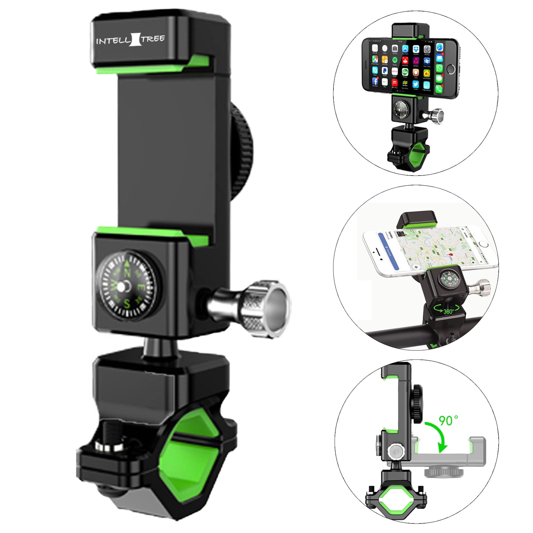 Bike Phone Mount Motorcycle Bicycle Handlebar Holder 3