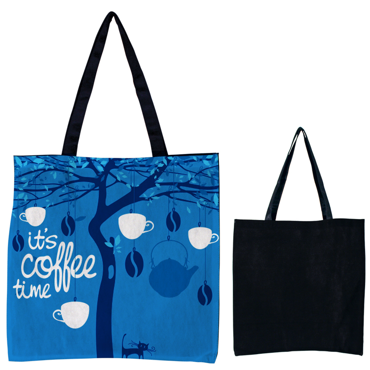 Flat Tote- Full Color on Front Only 9