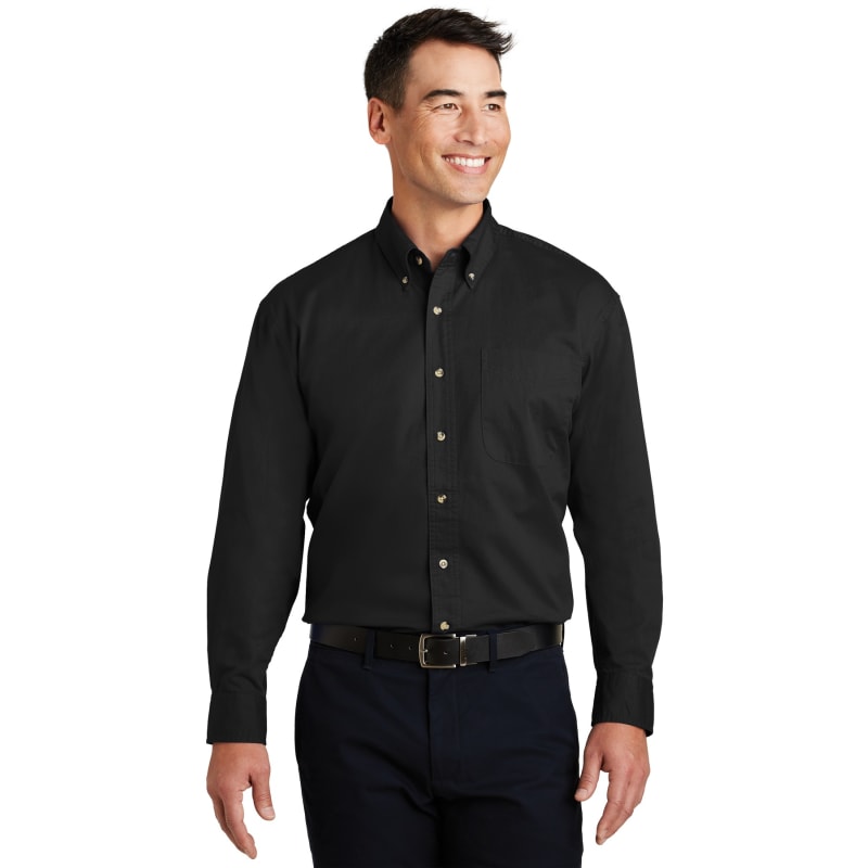 Port Authority Long Sleeve Twill Shirt. 5