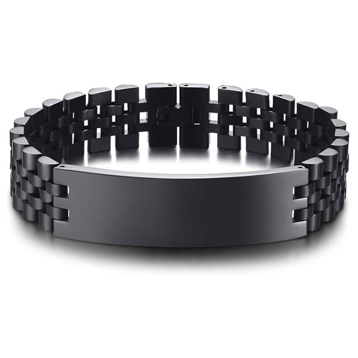 Personalized Stainless Steel Link Bracelet 4