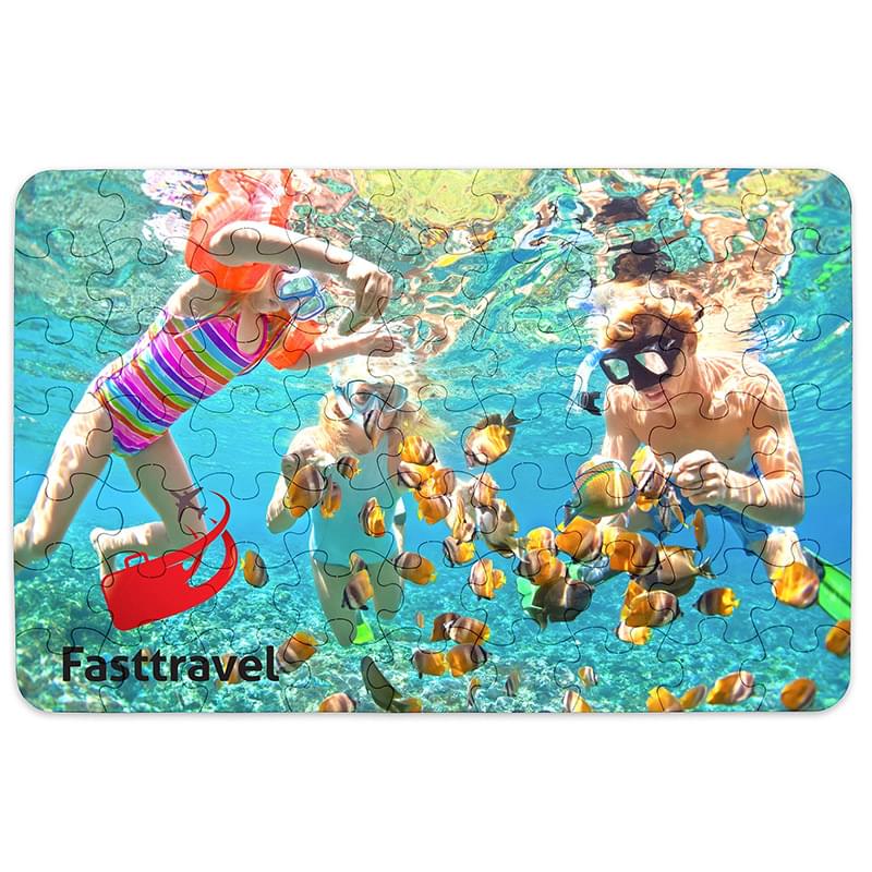 63 Pieces Full Color 13.25x8.5 Custom Jigsaw Puzzle 4