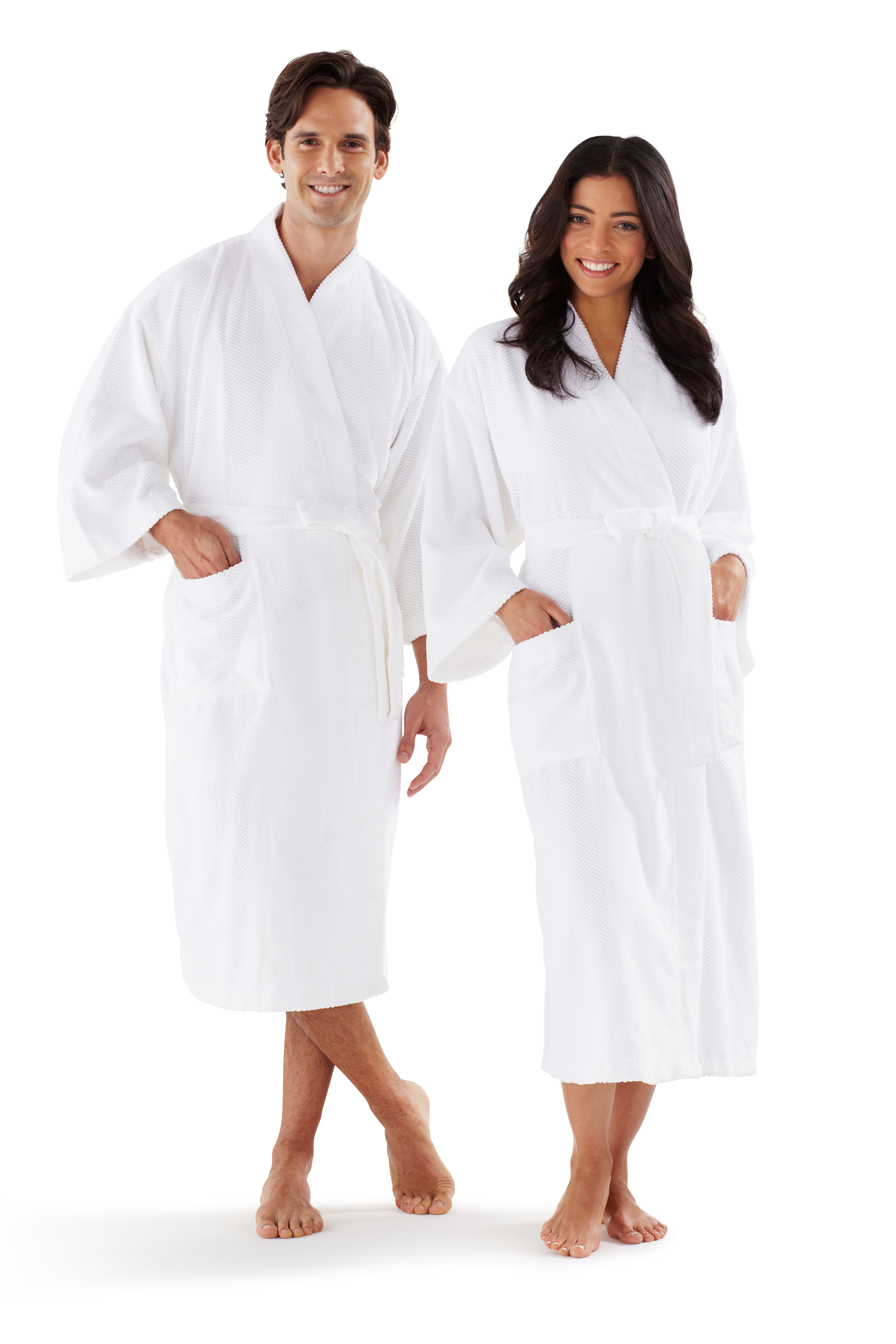 Microtec Kimono Pineapple Check Bathrobe 2